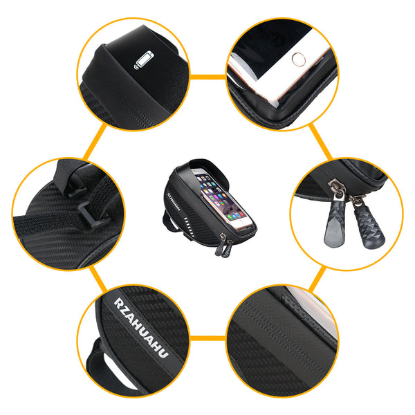 Bicycle Bag Front Beam Bag Car Front Bag Beam Upper Tube Bag Mobile Phone Bag Mountain Road Bike Bicycle Riding Equipment