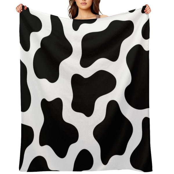 Cow Print All-season Throw Blanket