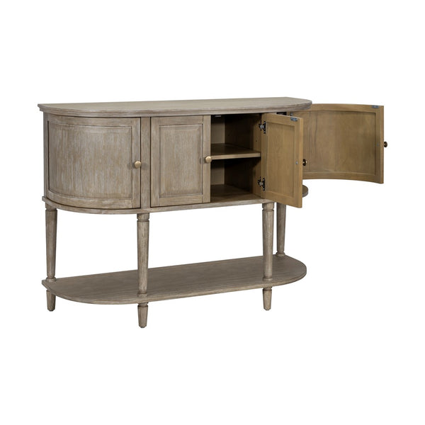 Ayanna Accent Cabinet with Lower Shelf - Reclaimed Wheat
