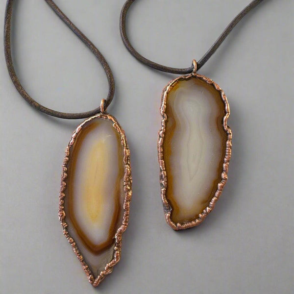 Copper Red Agate Boho Pendant Grounded Confidence | By Blackbird & Sage