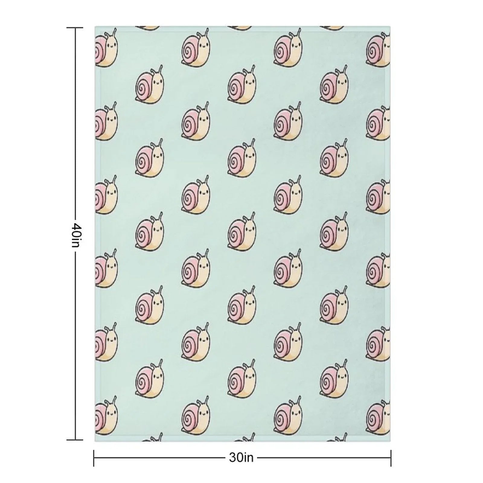 Snail Throw Blanket