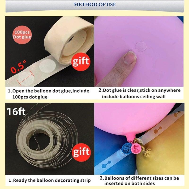 85pcs Navy Blue Gold Balloons Garland Arch Kit Perfect Sequins Balloons For Baby Shower Wedding Birthday Party Decor Bridal showers Office Party Gender Reveals