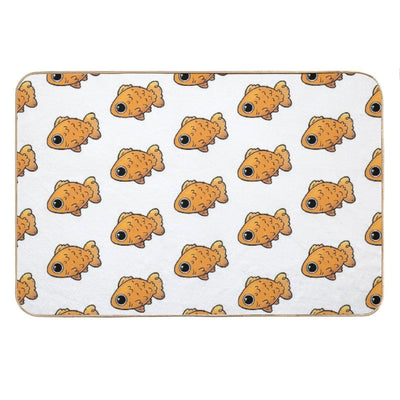 Cute Goldfish Cartoon Pet Bath Mat