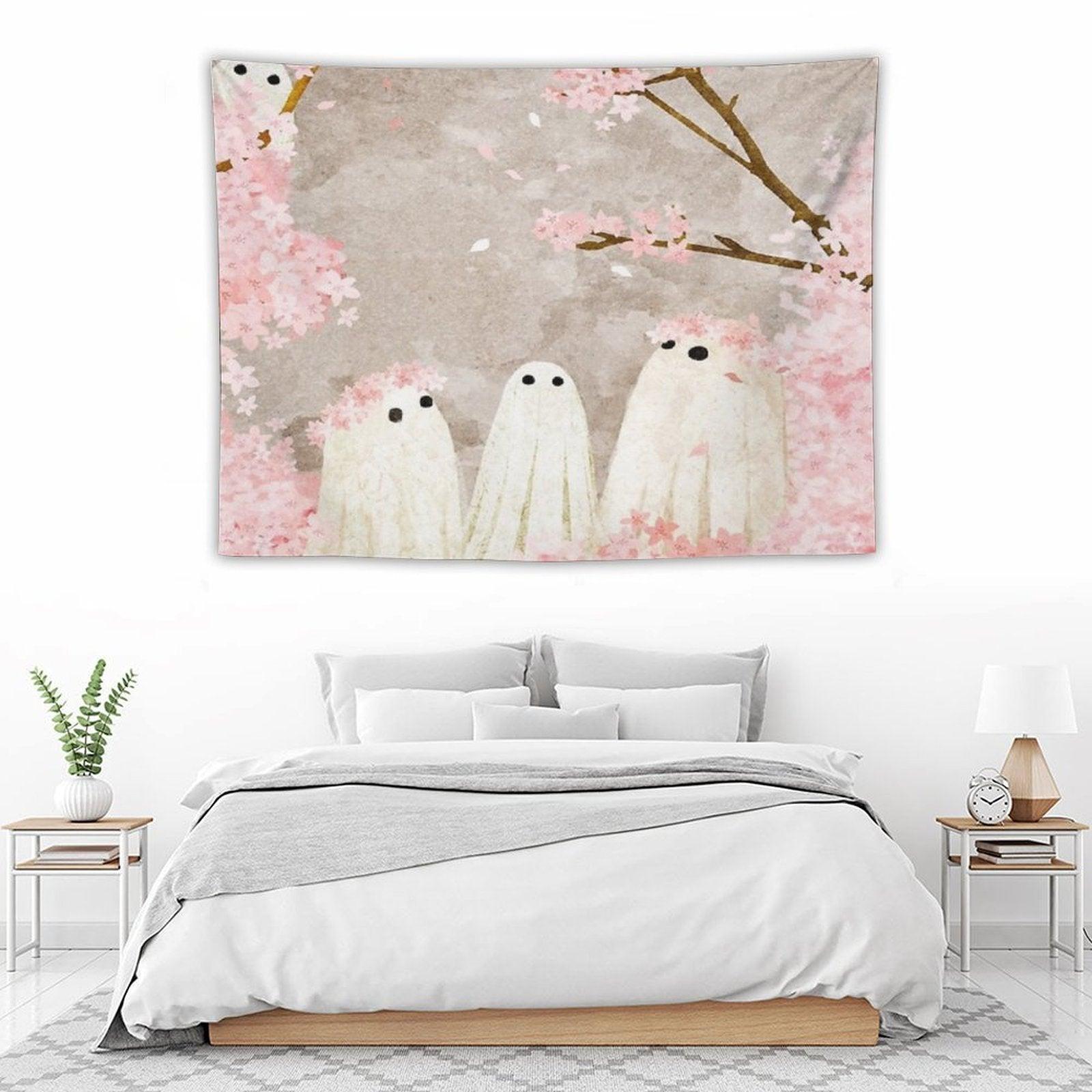 Cherry Blossom Party Tapestry