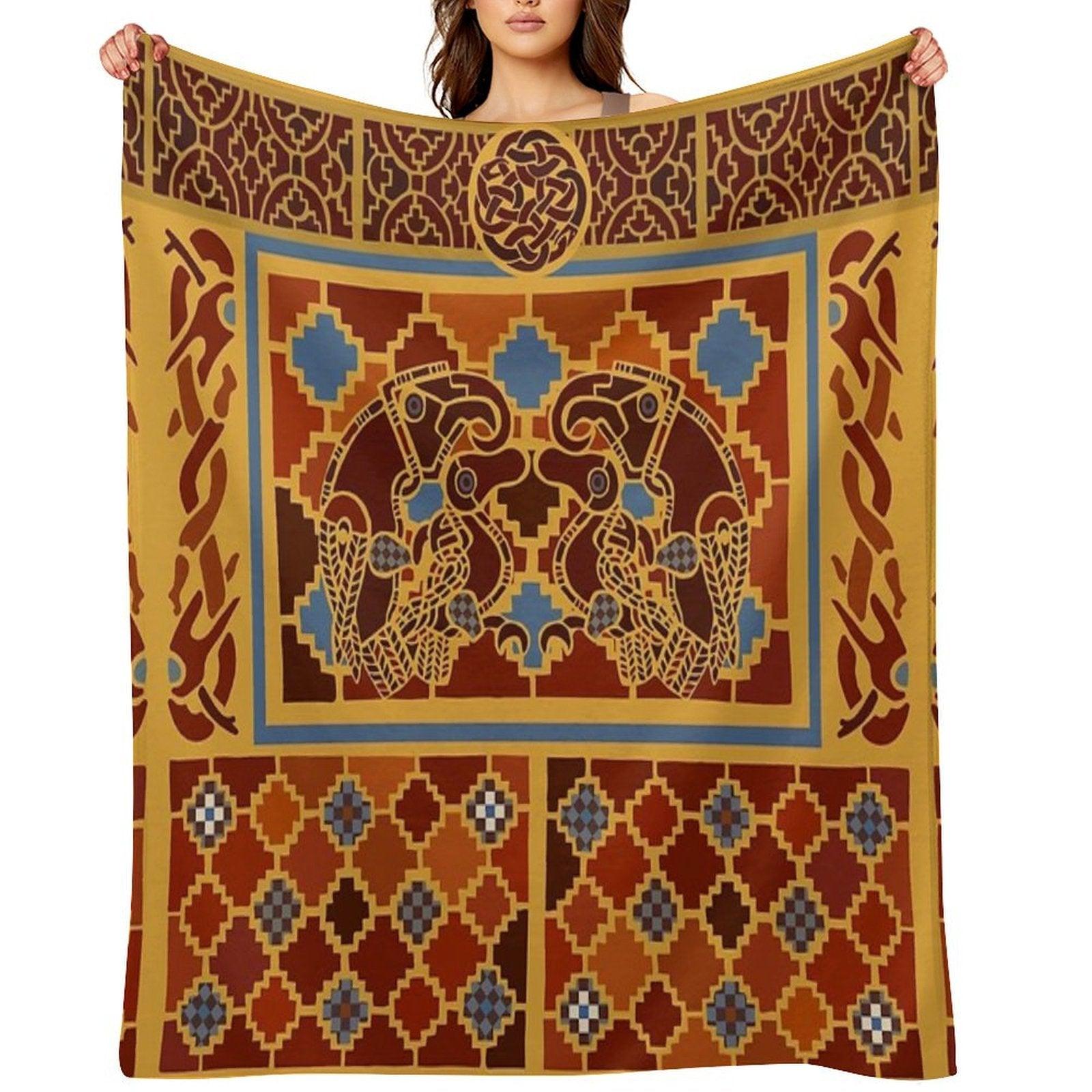 Imagining Sutton Hoo The Eagles Throw Blanket