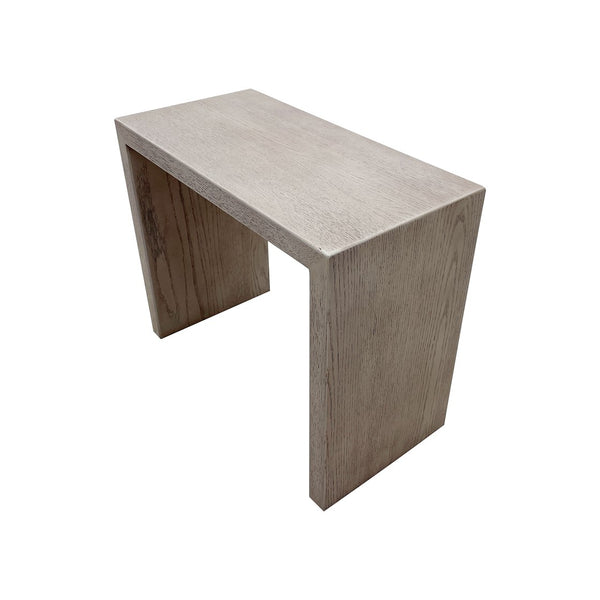 Peggy Bench/Cocktail Ottoman With Table - Stripe/Multi