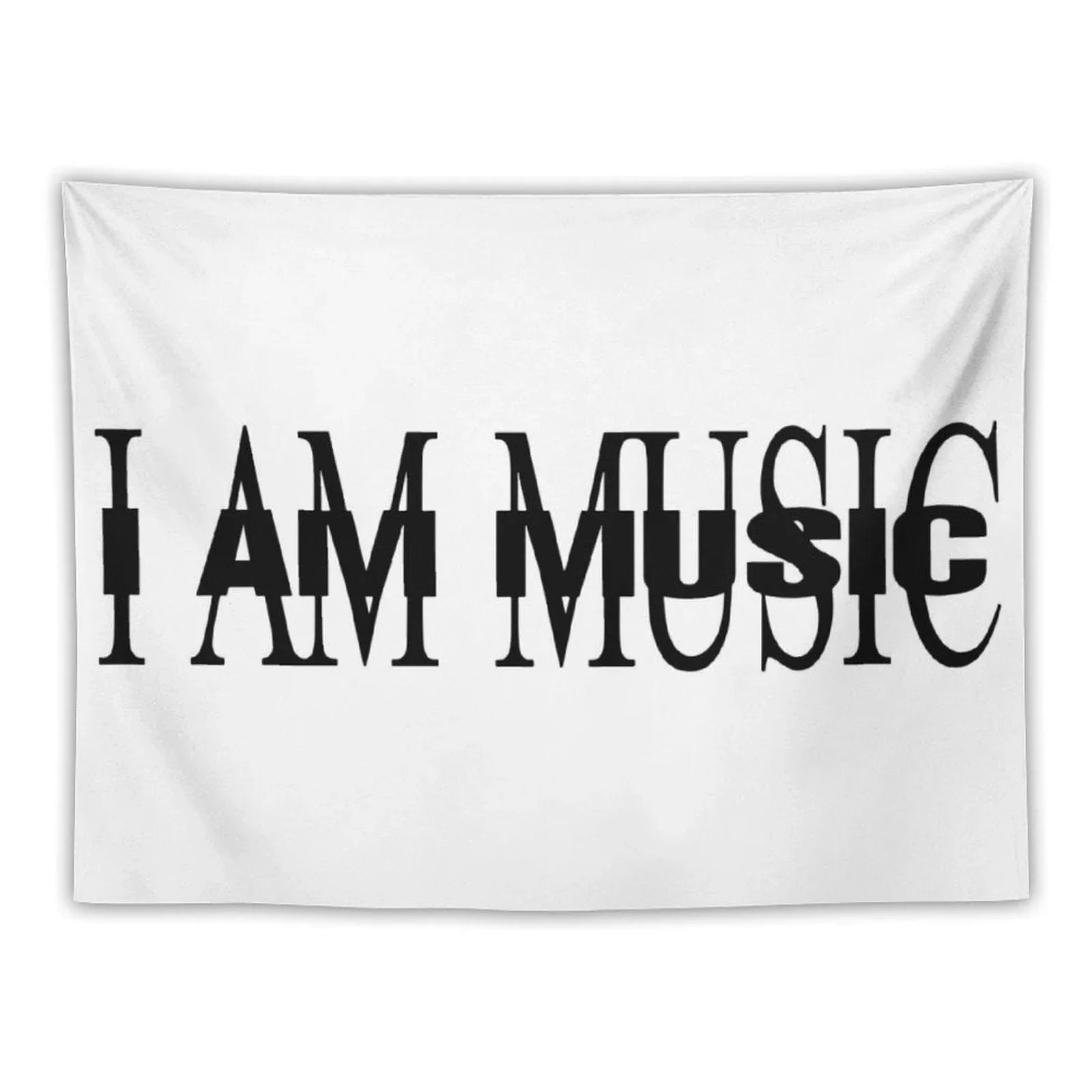 I AM MUSIC Album Cover Tapestry