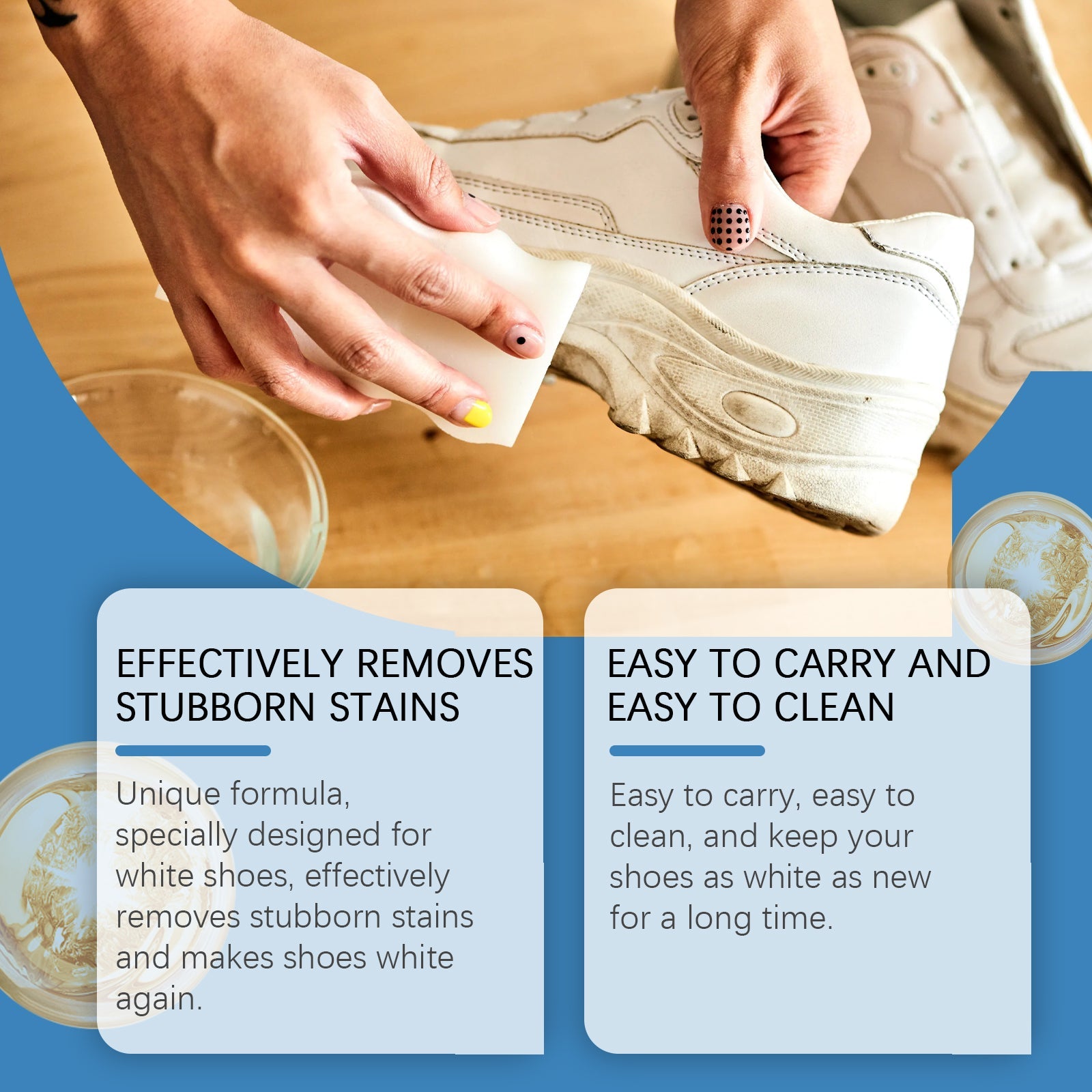 White Shoe Cleaner White Shoe Cleaning Decontamination Cleaning Whitening Decontamination Brightening White Shoe Edge Yellow Removal