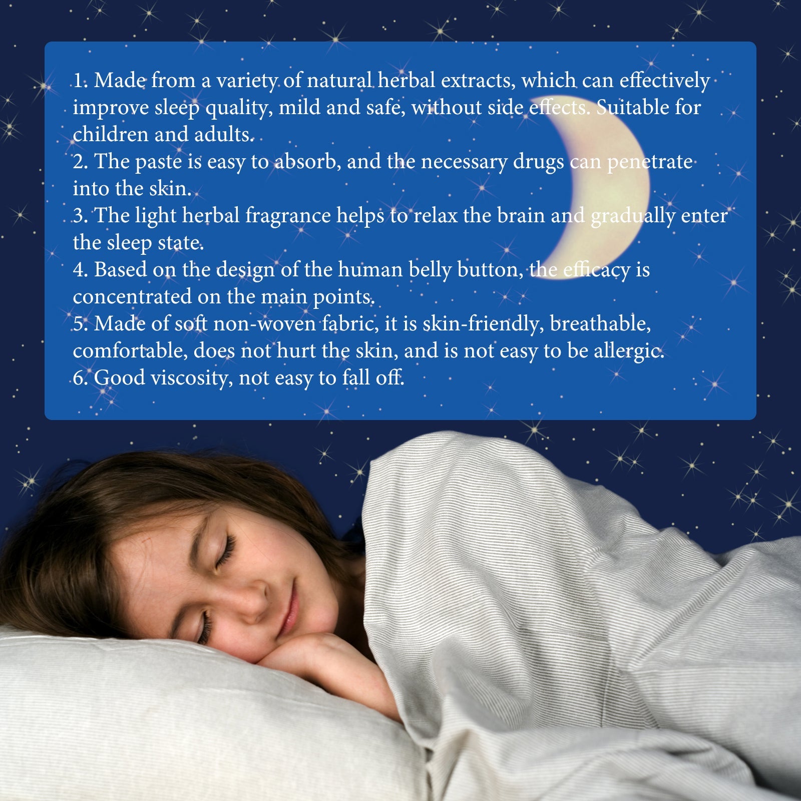 Sleep Aid Patch, Body Relief Staying Up Late To Improve Sleep Decompression Acupoint Health Care Patch