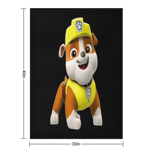 Rubble Paw Patrol Dog Classic All-season Throw Blanket