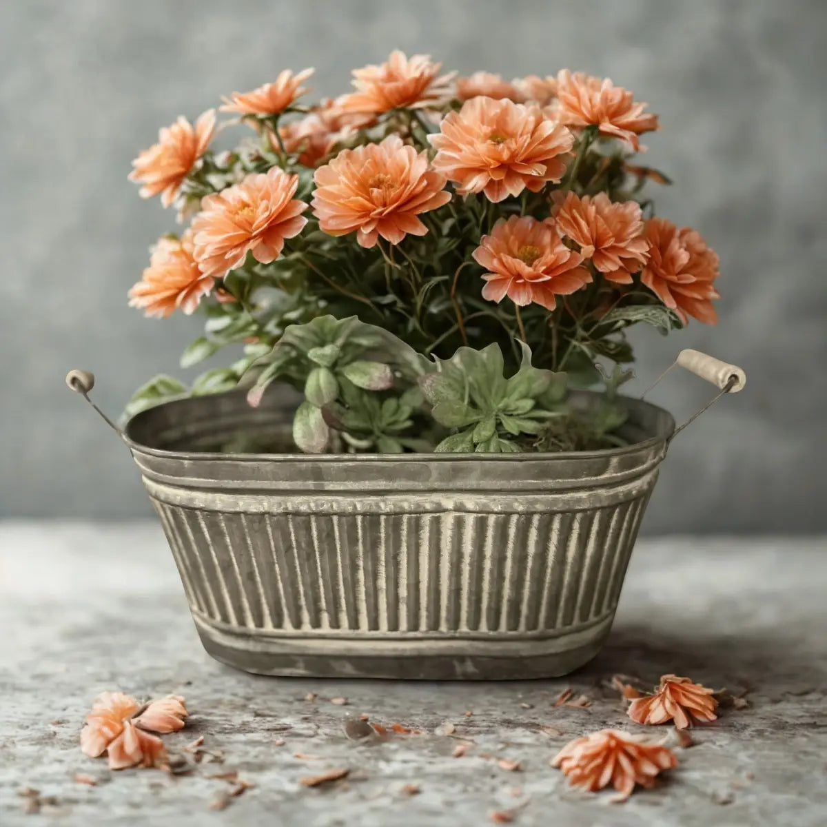 Iron Tray with Wood Handle - Set of 3 VagabondVintage