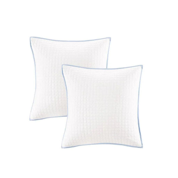 Brooklyn Cotton Jacquard Comforter Set with Euro Shams and Throw Pillows - Gifts for You 'n Me