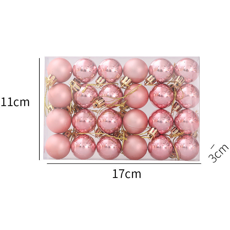 Christmas Ball Plastic Electroplating Christmas Ball Christmas Tree Creative Decoration Gift