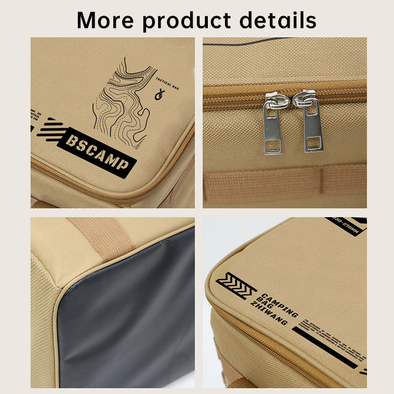 Outdoor storage bag, large - capacity foldable storage box, camping gear for picnic, portable, water - resistant