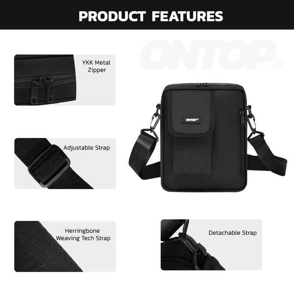 Base Pocket Canvas Crossbody Bag