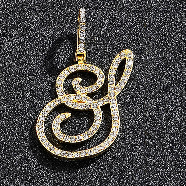 Hip hop accessories grass letter pendant melon seed buckle Cuban chain accessory
