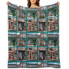 Corrie Iconic Buildings Throw Blanket