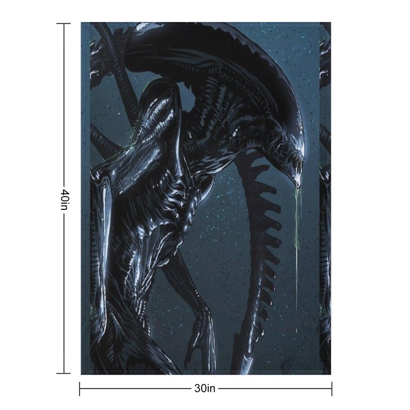 Xenomorph Alien Throw Blanket