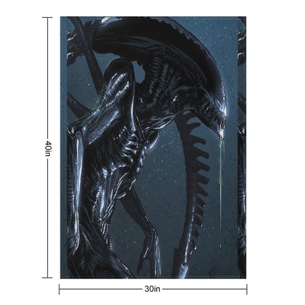 Xenomorph Alien Throw Blanket