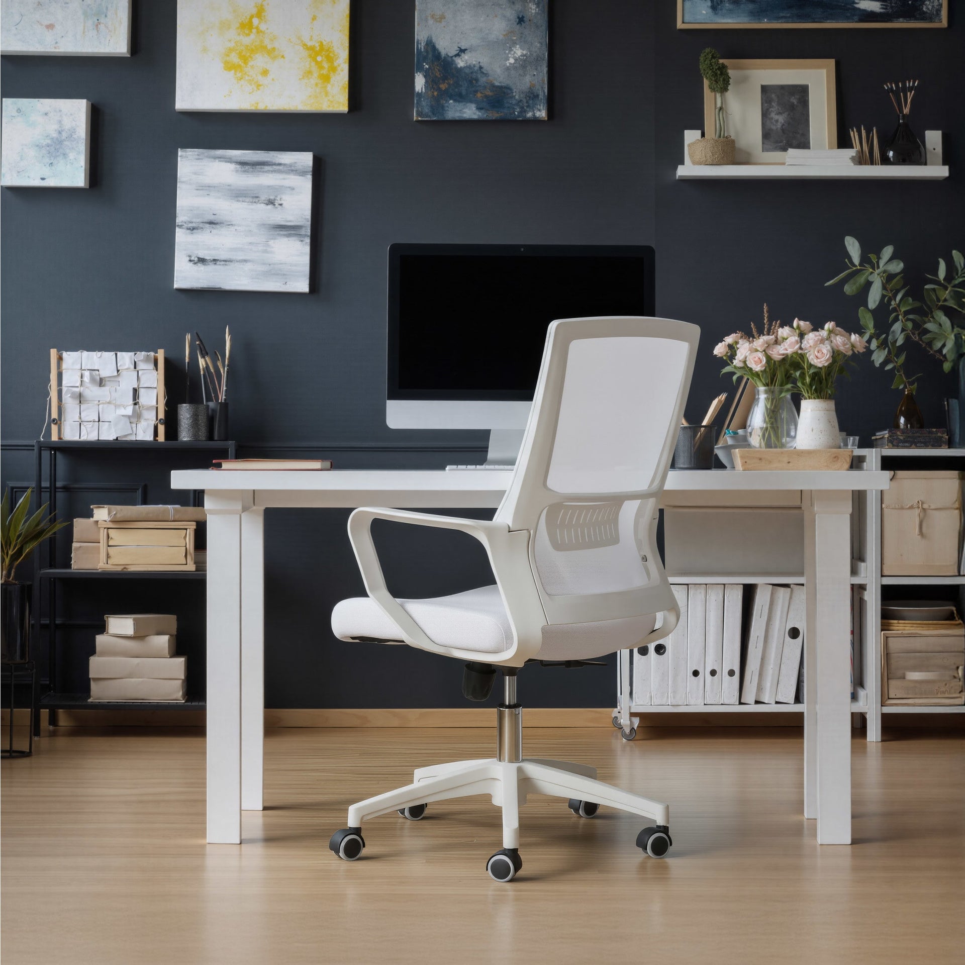Jett Low Back Office Chair White
