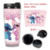 Stitch Stitch animation peripheral double-layer insulated plastic cup two-dimensional cartoon tea cup cold water kettle water cup