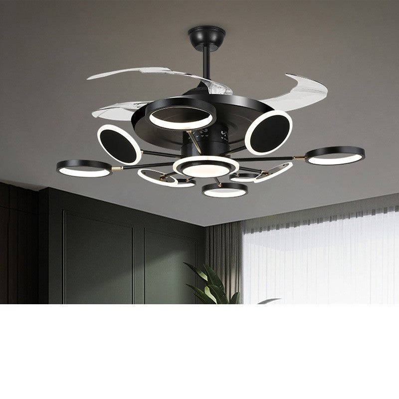 Nordic Ceiling Fans With LED Light Remote Control Ceiling Decorbites
