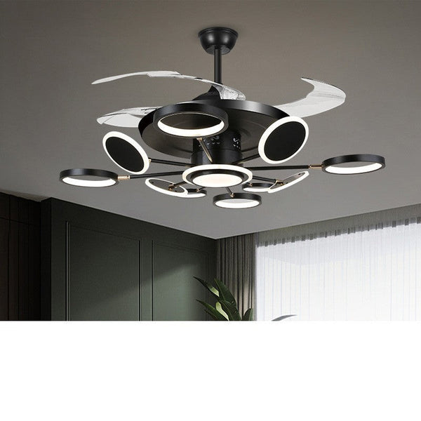 Nordic Ceiling Fans With LED Light Remote Control Ceiling Decorbites