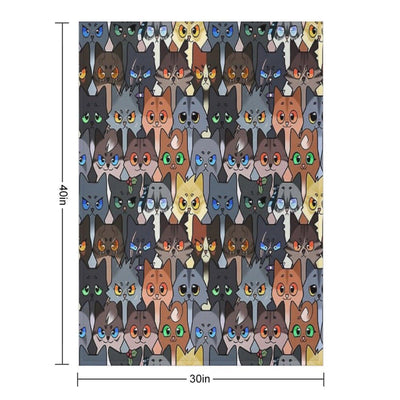Warrior Kits Throw Blanket
