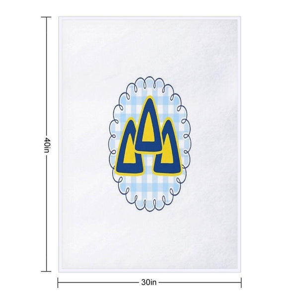 Delta Delta Delta Throw Blanket