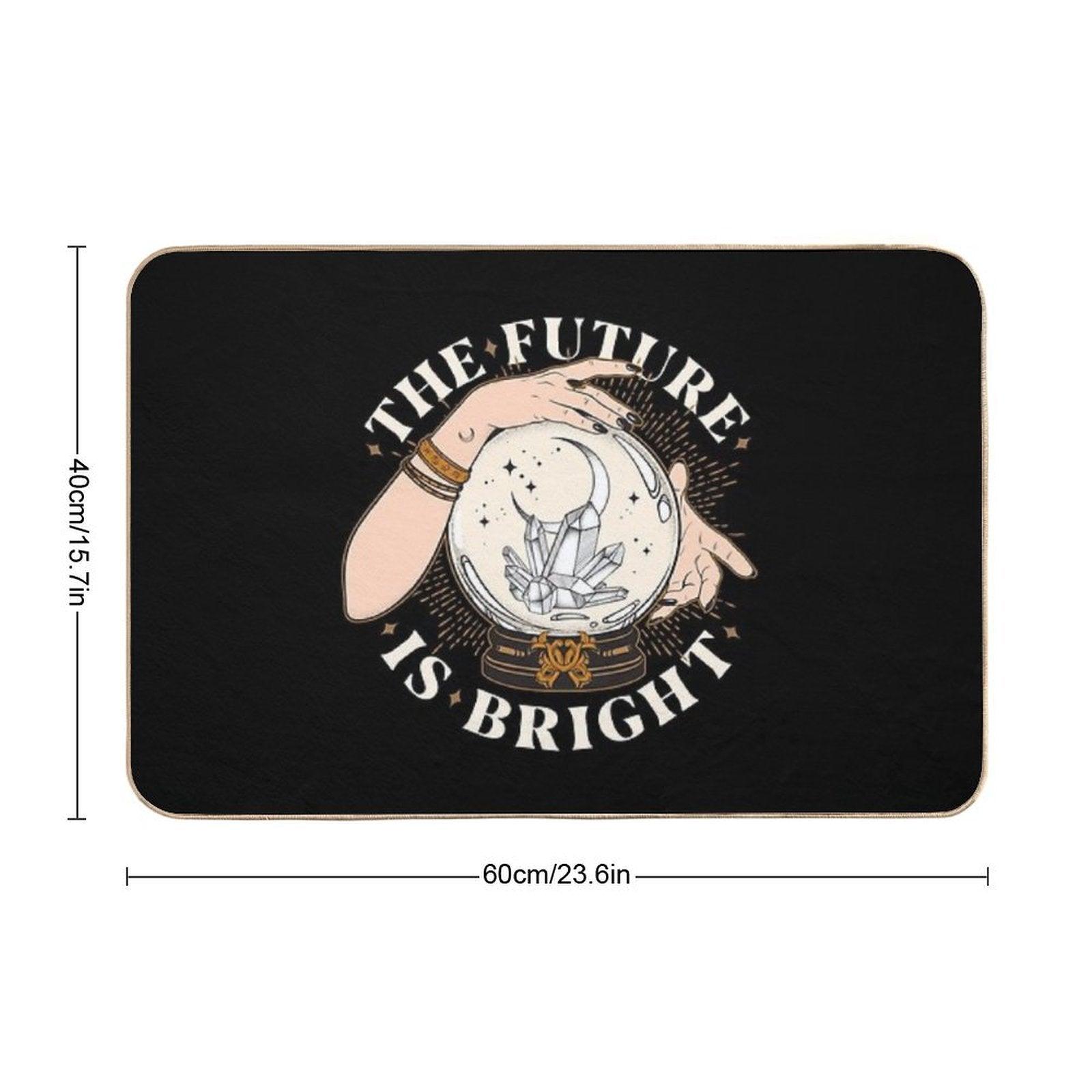 The Future Is Bright  Slip-Resistant Bath Mat