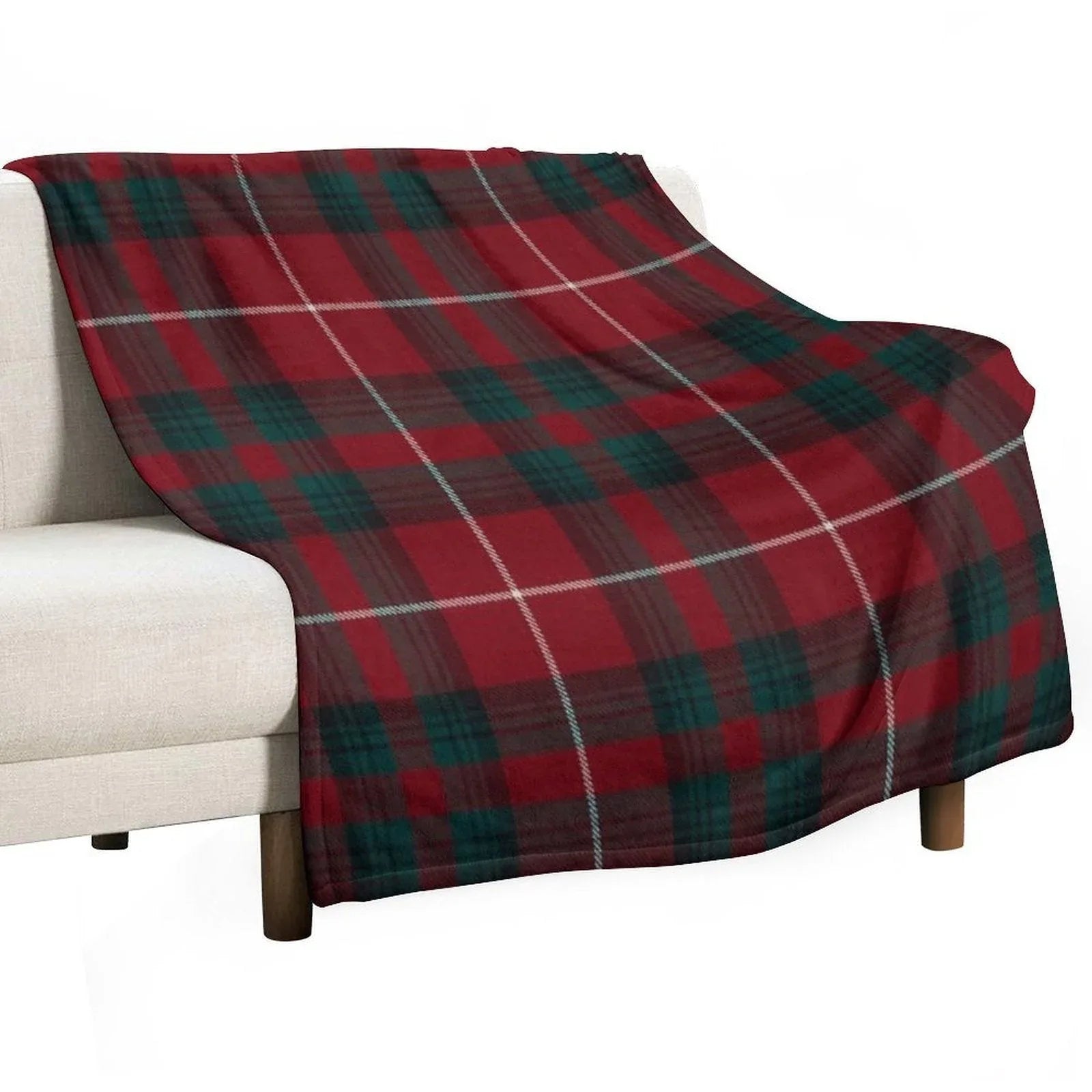 Stuart Of Bute Scottish Tartan Throw Blanket