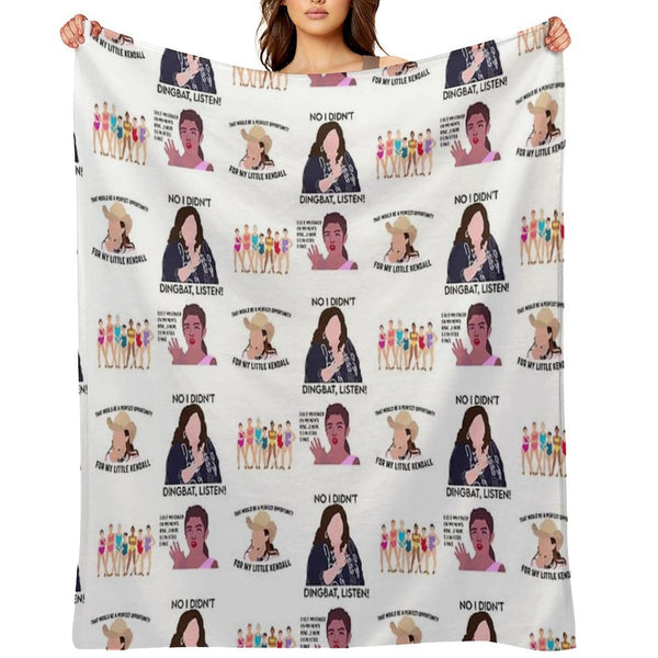 Dance Moms Sticker Pack Lightweight Throw Blanket