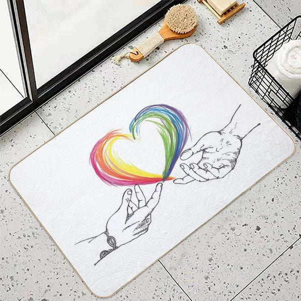 Love Is Equal (Harry And Louis) Bath Mat