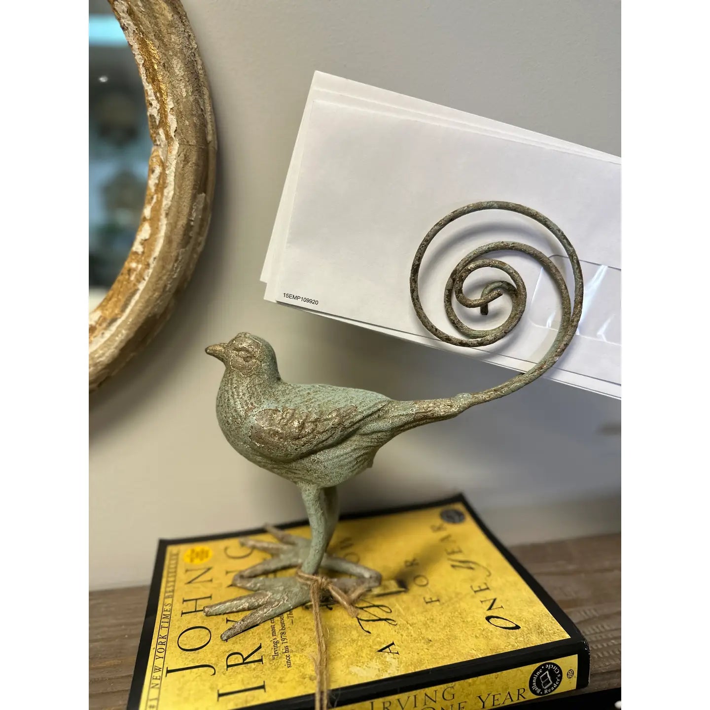Cast Iron Bird Napkin Holder