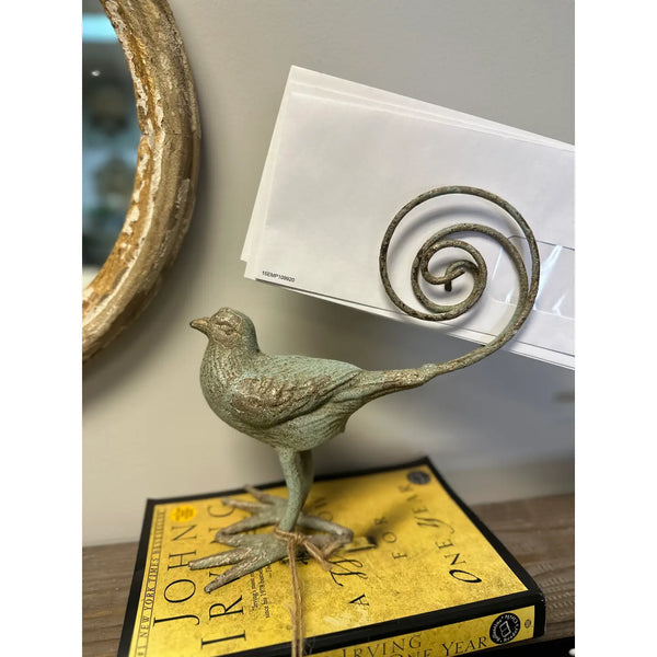 Cast Iron Bird Napkin Holder