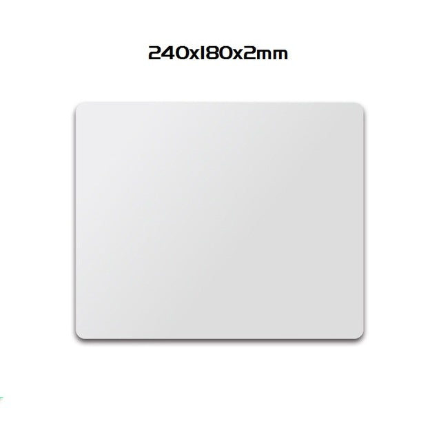 Aluminum Alloy Smooth Mouse Pad 240x180/300mm Hard Metal Slim Desk Mat Rubber Anti-slip Bottom Speed Control Mousepad For Gaming