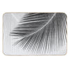 Palm Leaf Synchronicity - Bw Bath Mat