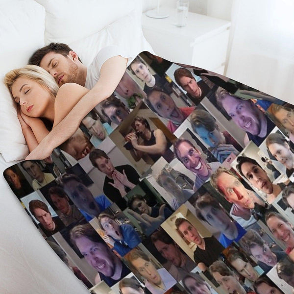 Jerma Collage Throw Blanket