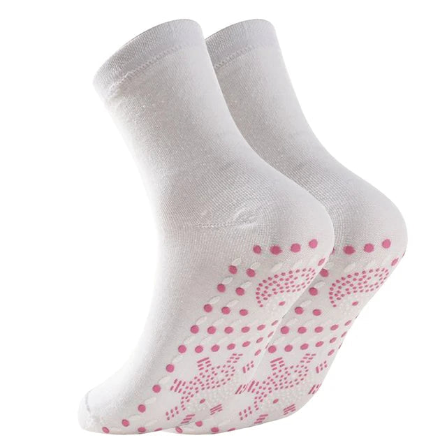 Hot socks health socks moxibustion fever Tomalin thick tube warm foot socks hot moxibustion cold proof socks mugwort