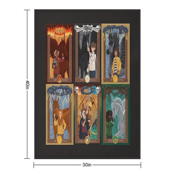 Skandar Character Portraits Versatility Throw Blanket