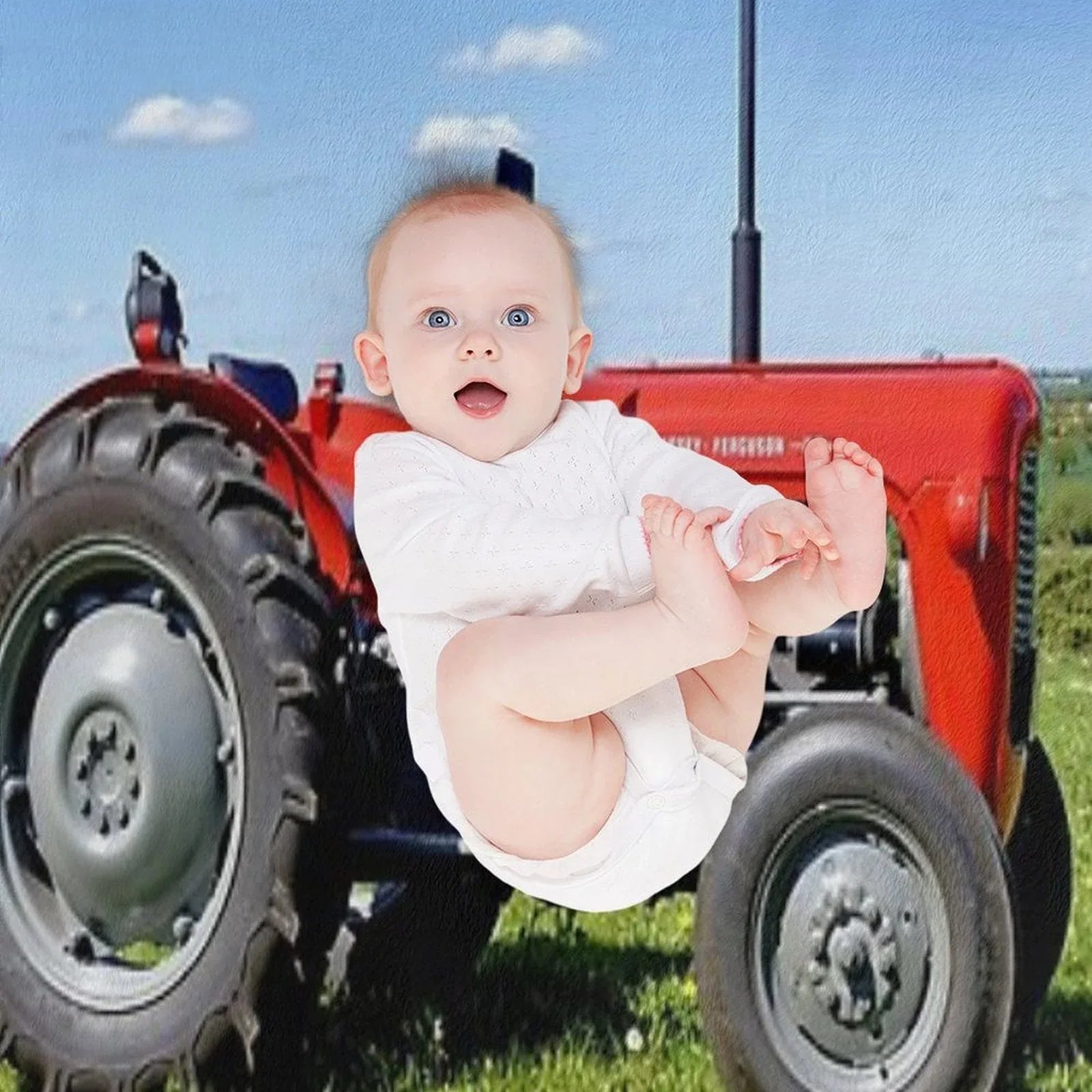 Massey Ferguson 35 Tractor Throw Blanket
