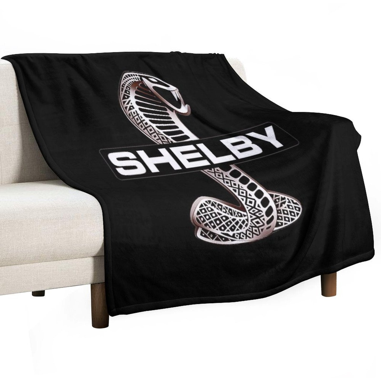 RED LIGH SHELBY MUSTANG GT500 Gift-ready Throw Blanket