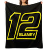 Ryan Blaney 12 Easy Care Throw Blanket