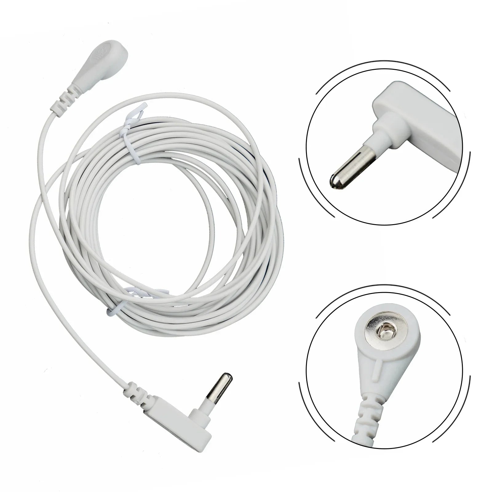 Antistatic Wrist Straps Accessory Conductive Garments Banana Plug End Conductive Garments Mm Right Angled Snap Fitting