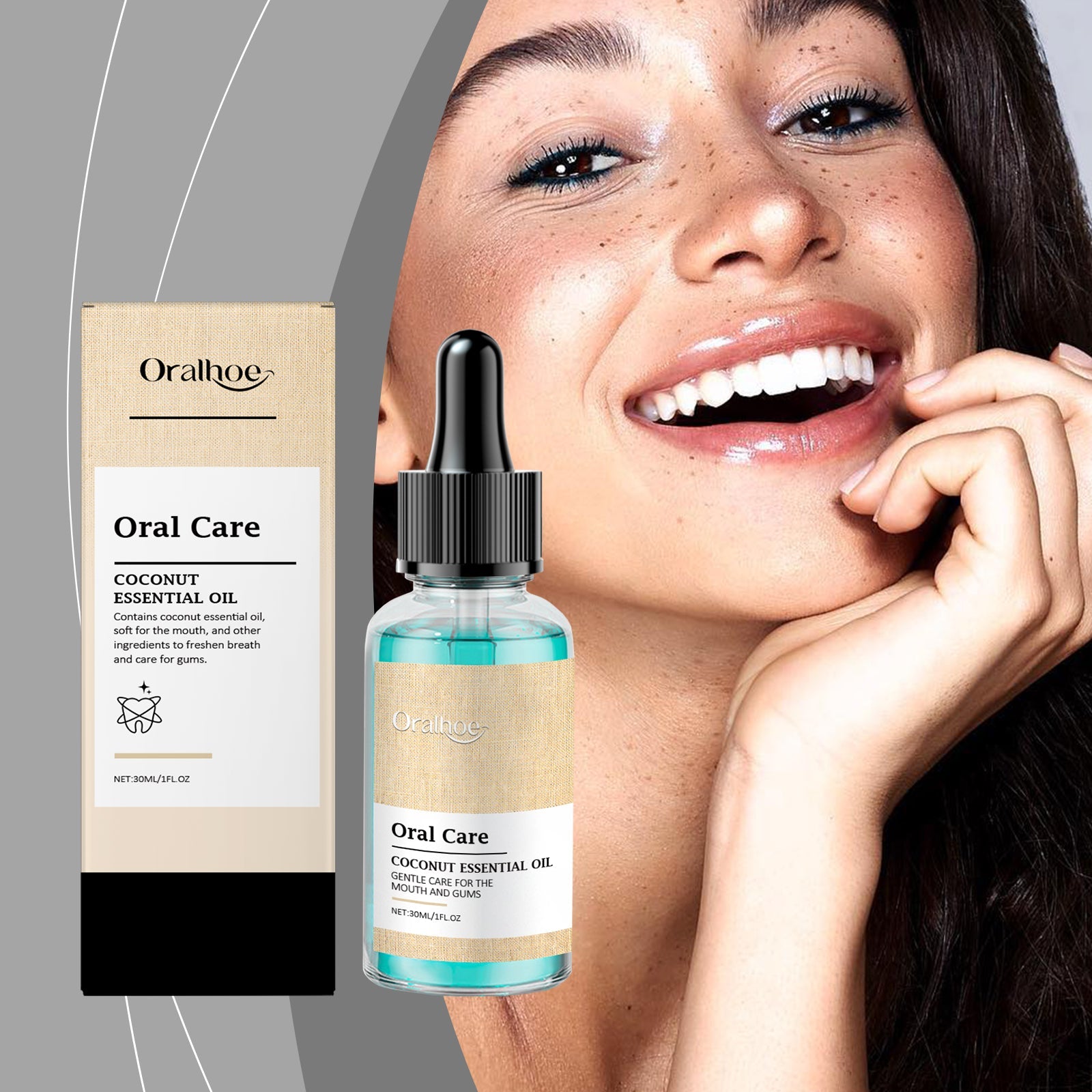 Oral Coconut Mouthwash Gently Protects Gums, Cleans Mouth Stains And Freshens Breath