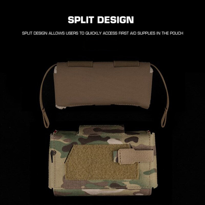 Compact Trauma Bag V3 GEN3 Style Agilit MD2 IFAK Tactical Medical First Aid Bag for Hunting Vest Plate Carrier Belt