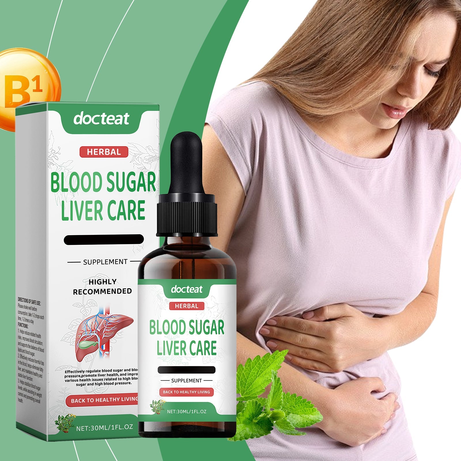 Herbal Body Care Drops Body Relief Discomfort Daily Massage Body Care Drops