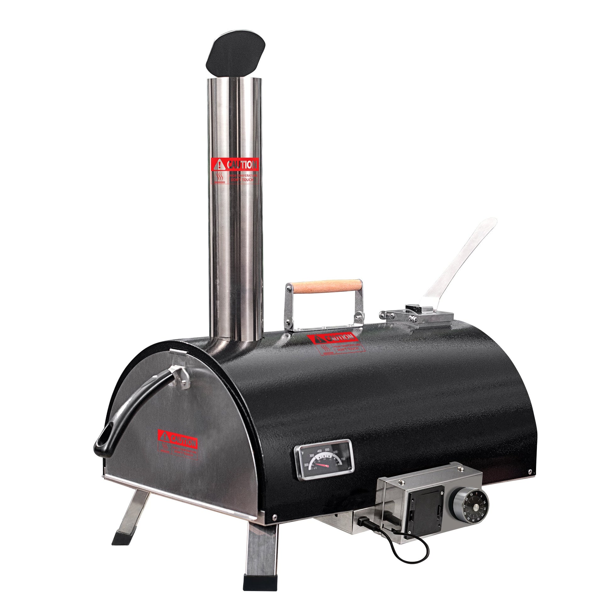 Black Pizza Oven Outdoor 12