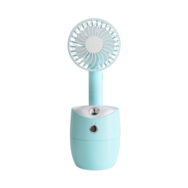New Rotary Spray Fan USB Rechargeable Mini Humidifier Portable Silent Shaking Head Fan