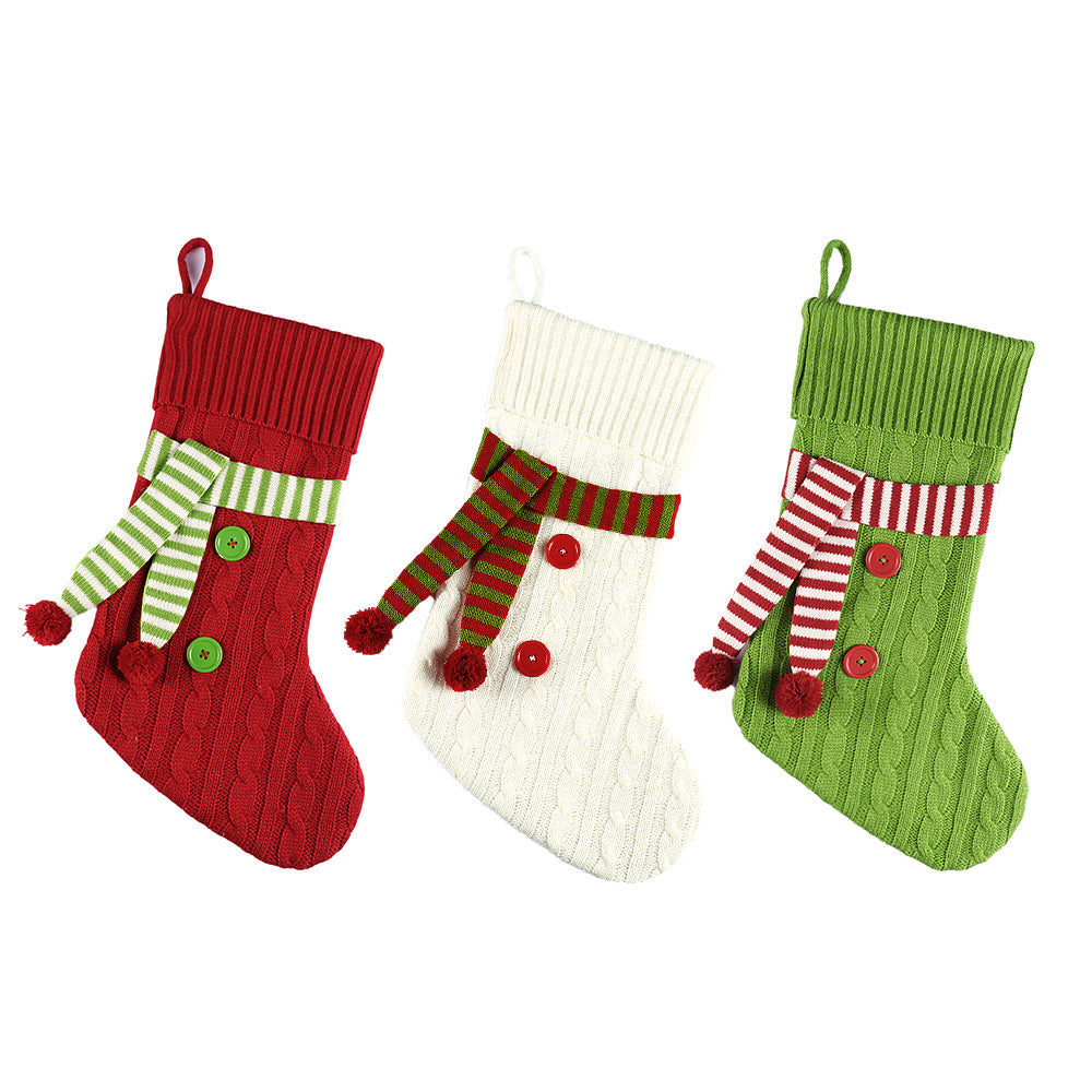 Christmas gift bags Christmas decoration gifts candy bags Halloween scarves Christmas socks